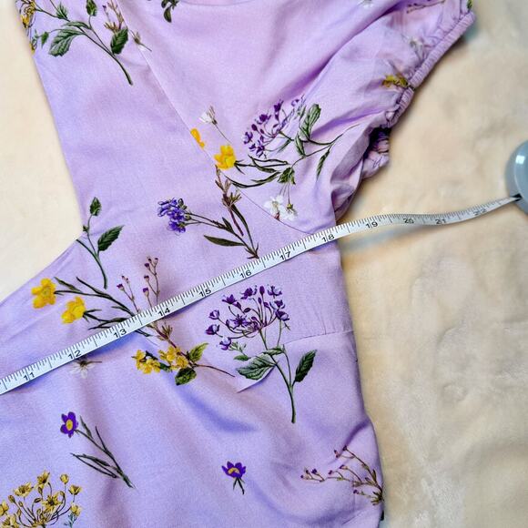 Showpo Artemis Crop Top Lavender Women’s 10 NWT Cottagecore Coquette Botanical - Picture 15 of 16